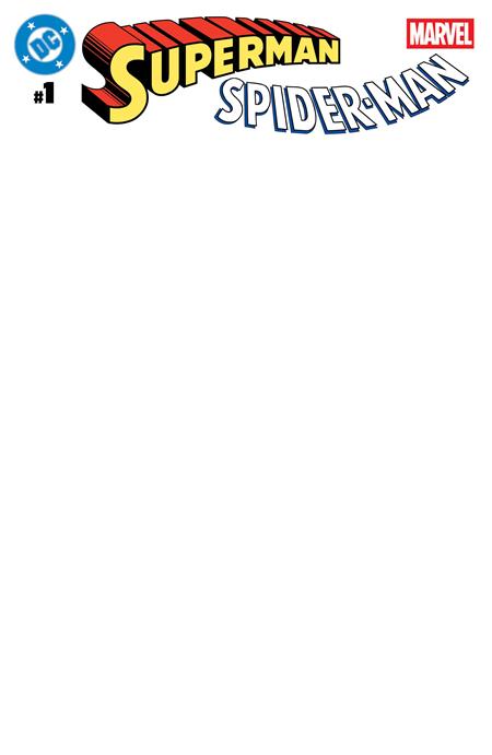 DC MARVEL SUPERMAN SPIDER-MAN #1 (ONE SHOT) CVR Z BLANK CARD STOCK VAR (03/25/2026)