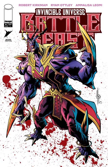 Invincible Universe Battle Beast #6 2nd Print Ryan Ottley Variant (03/18/2026) Image