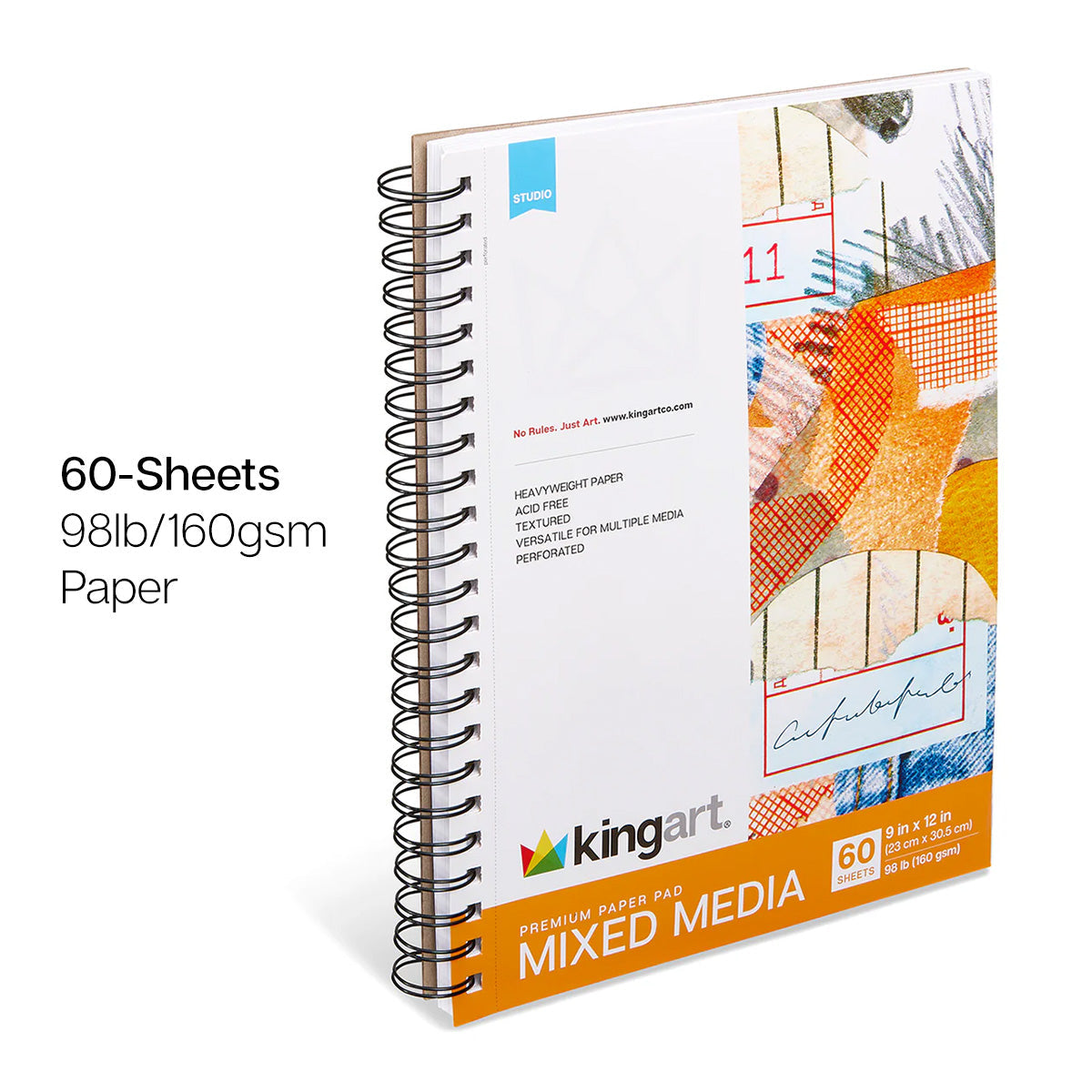 Mixed Media Paper 9x12 60 Sheets