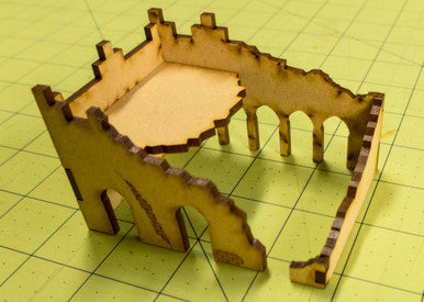 Middle East One Story Building (MDF) - 15MMDF012-D
