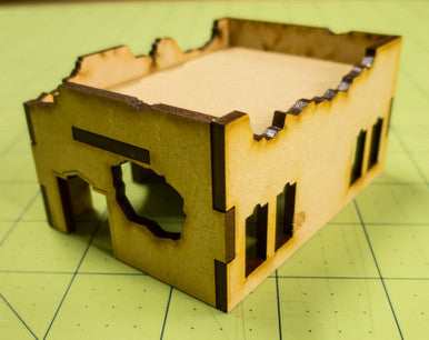 Middle East One Story Building (MDF) - 15MMDF014-D
