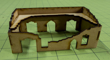 Middle East One Story Building (MDF) - 15MMDF015-D
