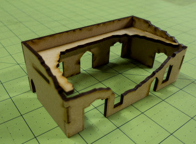 Middle East One Story Building (MDF) - 15MMDF015-D