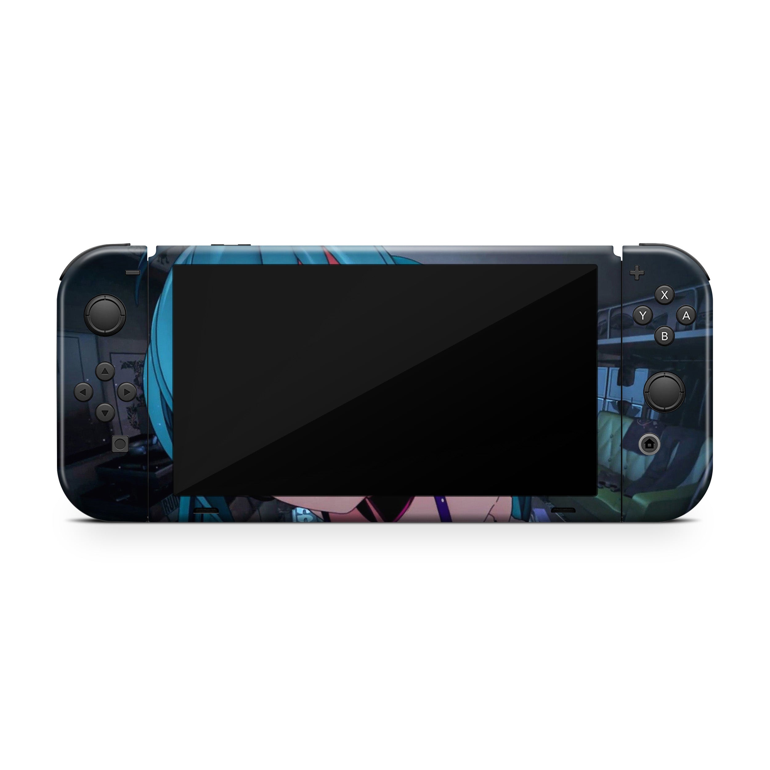 Blue Heroine Nintendo Switch OLED Skin