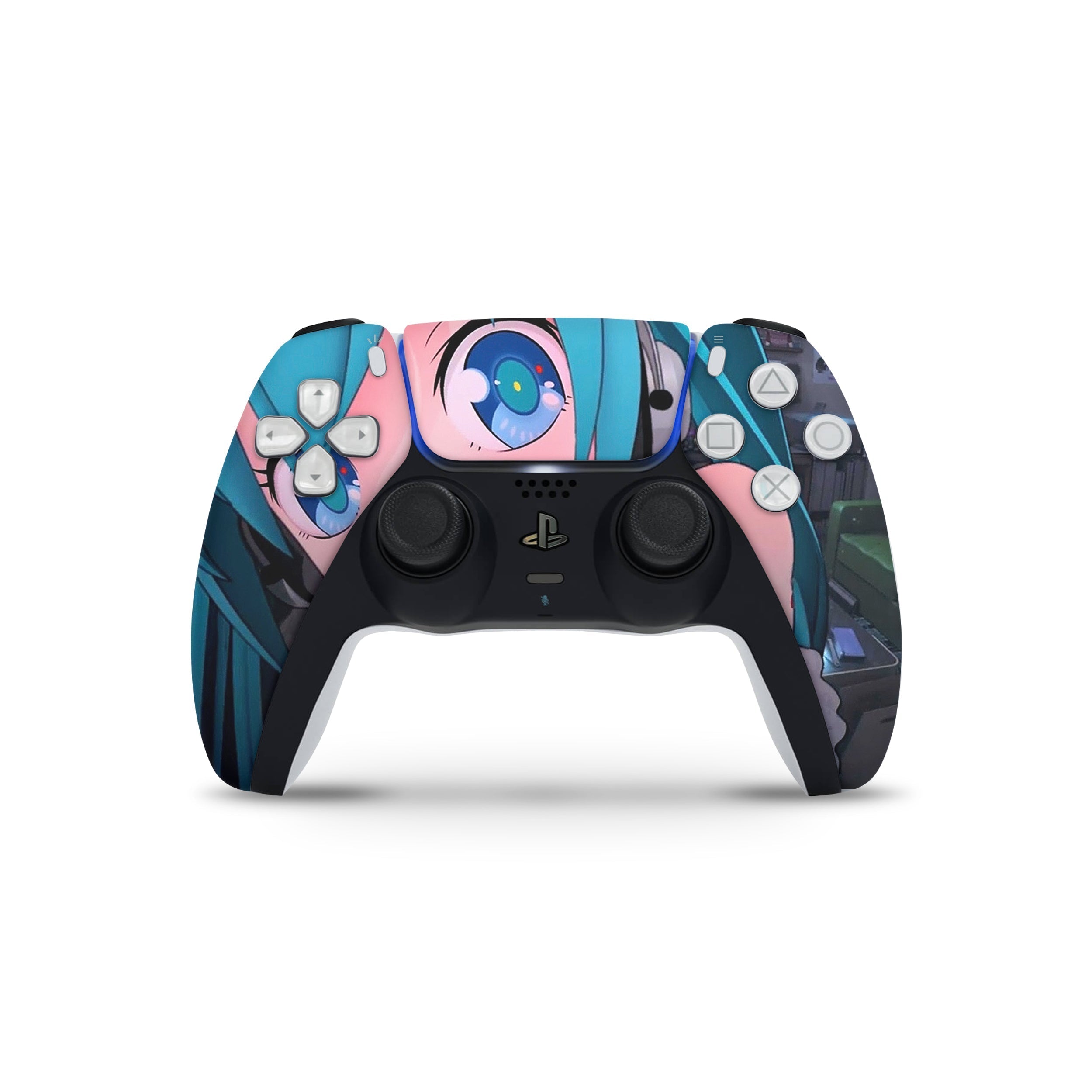 Blue Heroine PS5 Controller Skin