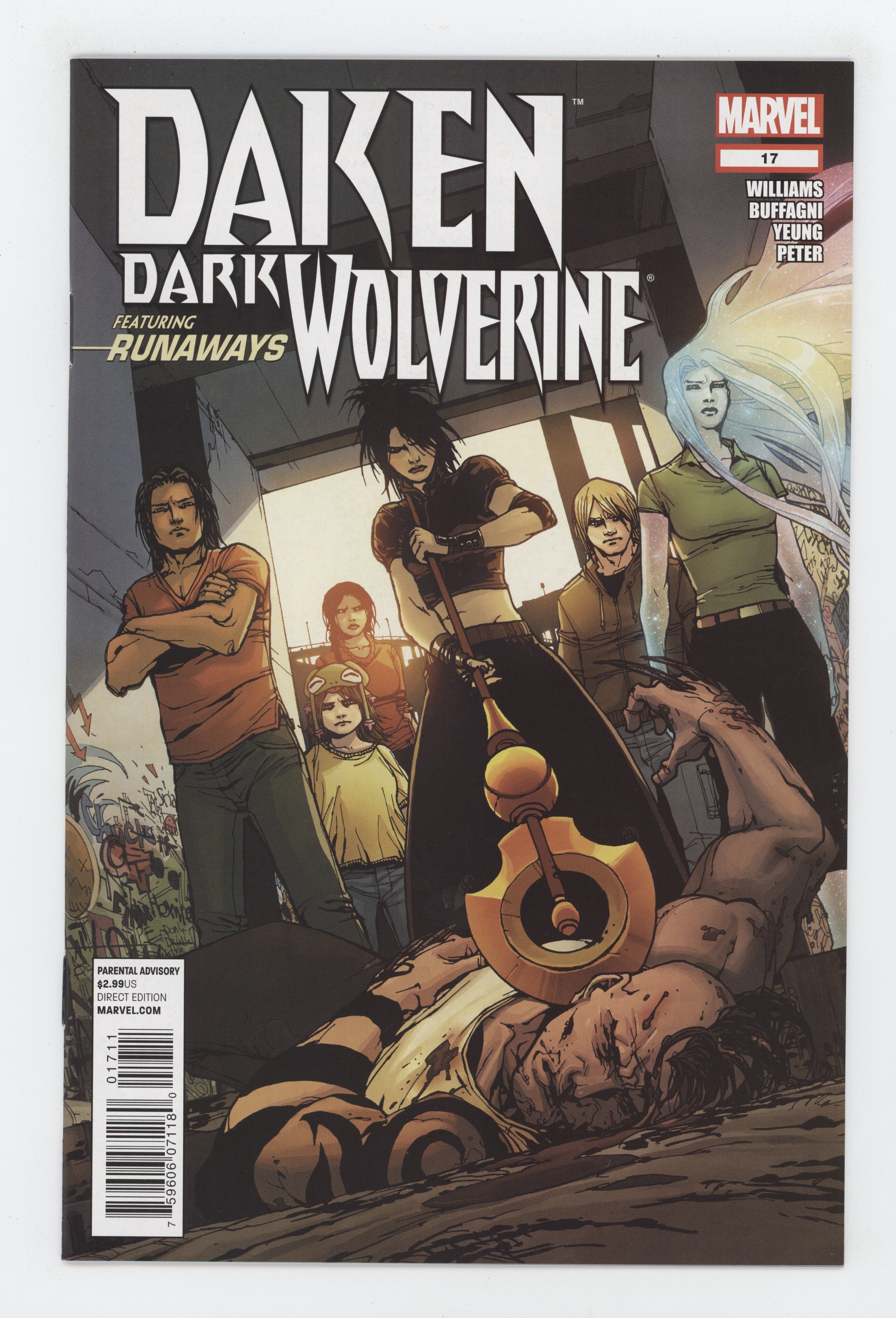 DAKEN DARK WOLVERINE #17 MARVEL 2012 Giuseppe Camuncoli ROB WILLIAMS
