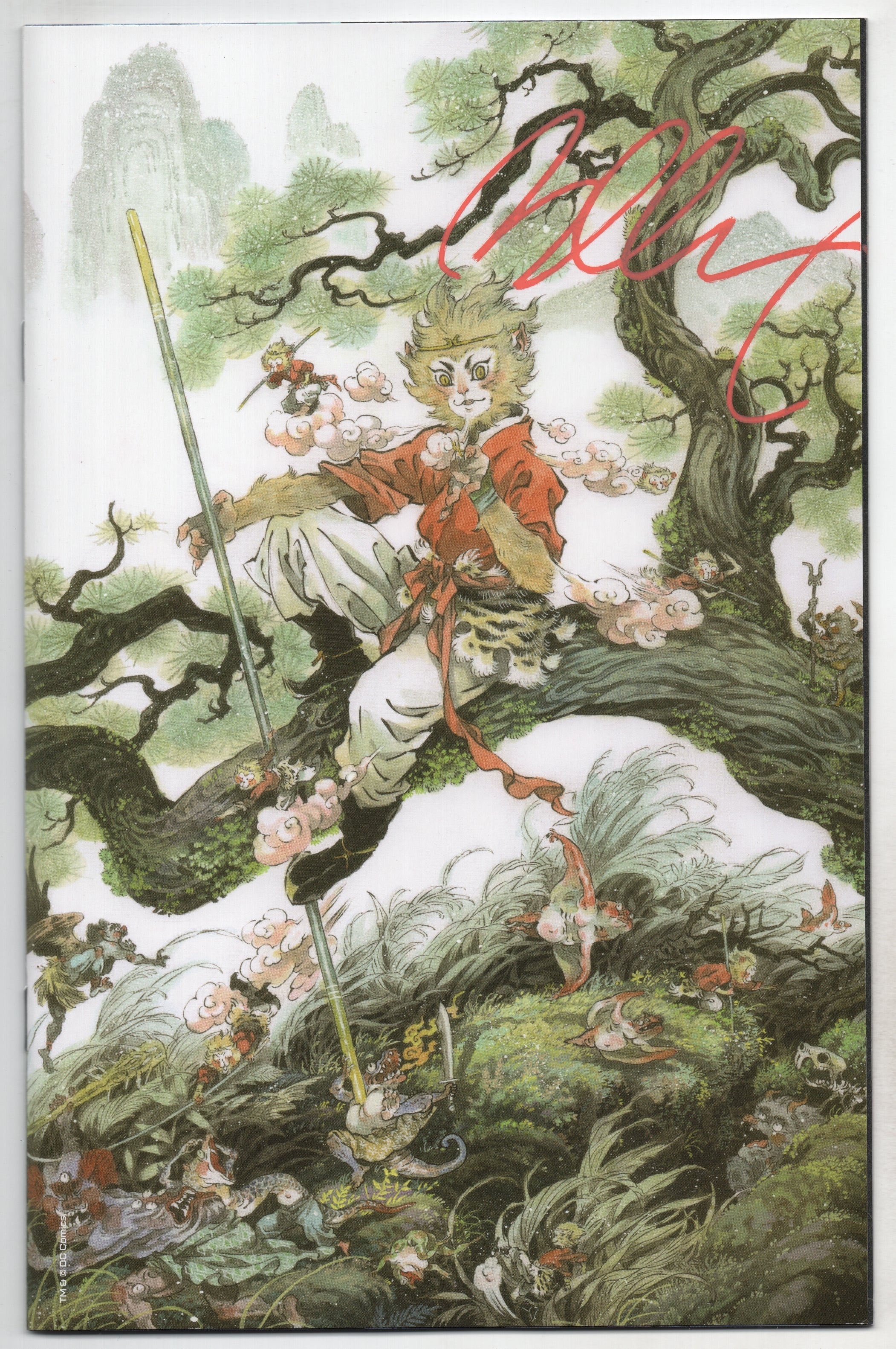 Monkey Prince #1 (Of 12) C Team Zao Dao Card Stock Variant Bernard Chang SIGNED (02/01/2022) Dc