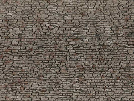 Noch 60371 HO Scale Structured Flexible 3-D Texture Sheet -- Quarrystone
