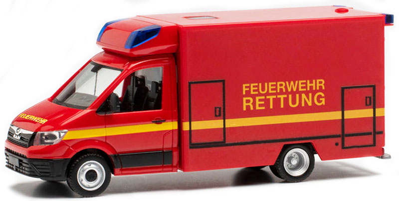 Herpa 96232 1/87 Scale Fire Services - Man Tge Fahrtec Rtw High