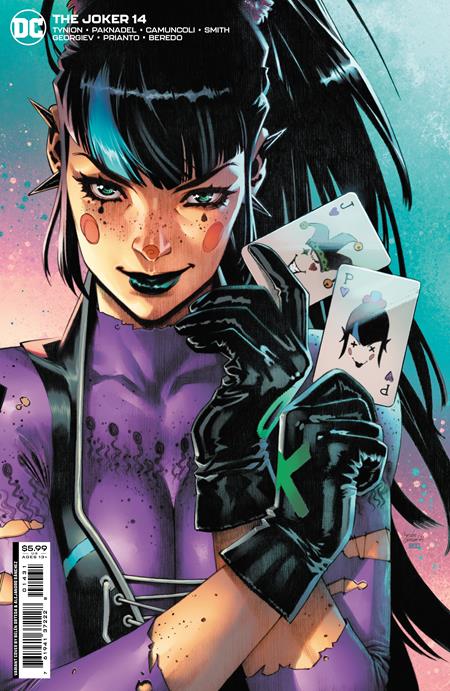 Joker #14 C Belen Ortega Punchline Playing Card Variant (04/26/2022) Dc