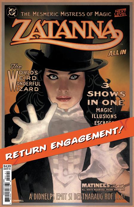 ZATANNA (2026) #1 CVR C ADAM HUGHES CARD STOCK VAR (04/29/2026)