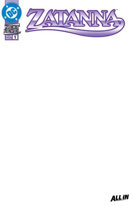 ZATANNA (2026) #1 CVR F BLANK CARD STOCK VAR (04/29/2026)