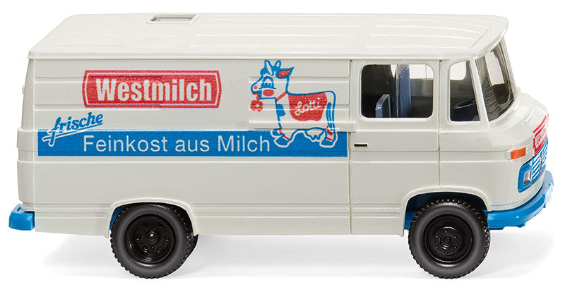 Wiking 027058 1/87 Scale Westmilch - Mercedes-Benz L 406 Milk Delivery Box