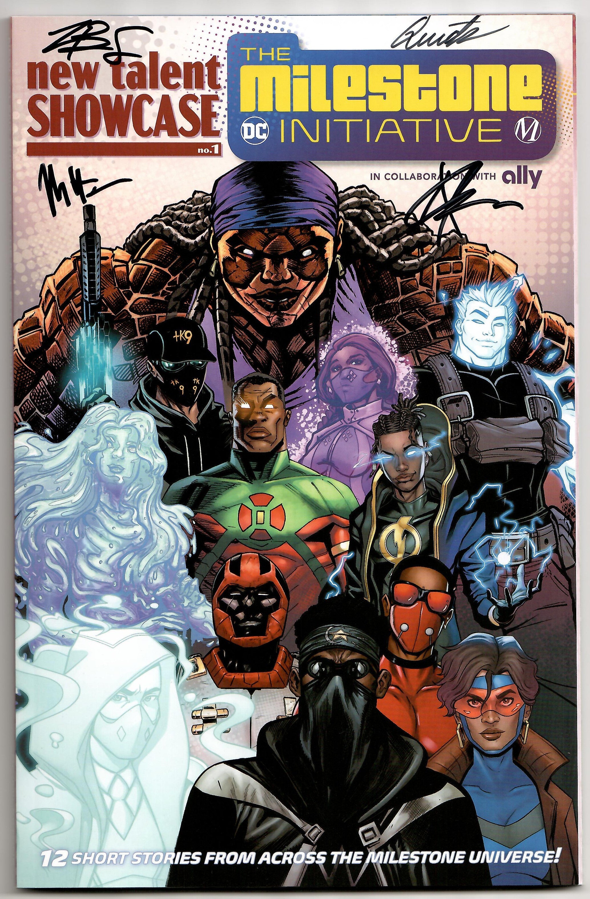 New Talent Showcase The Milestone Initiative #1 (One Shot) Signed 4x Dorado Quick Nathan Cayanan Zipporah Smith Morgan Hampton (05/30/2023) Dc