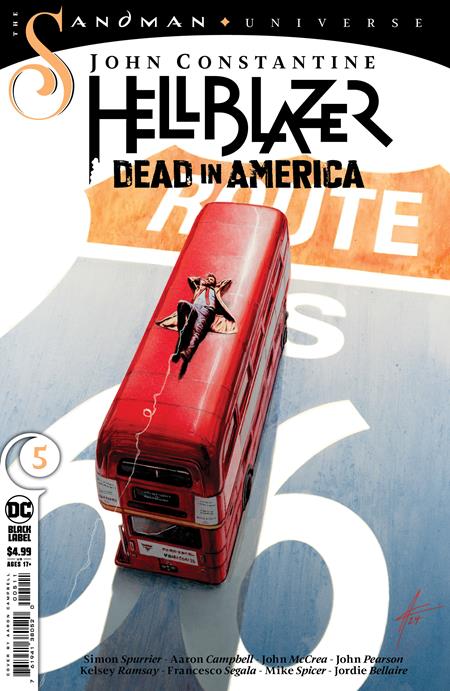 JOHN CONSTANTINE HELLBLAZER DEAD IN AMERICA #5 (OF 9) CVR A AARON CAMPBELL (MR) (05/22/2024)