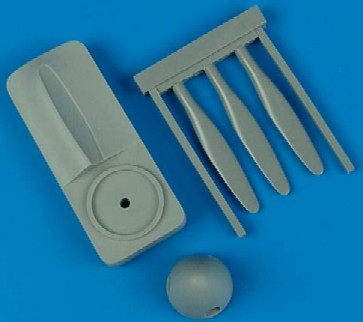 Quickboost 48268 1/48 Spitfire Mk I/V DeHavilland Propeller w/Jig Tool for TAM