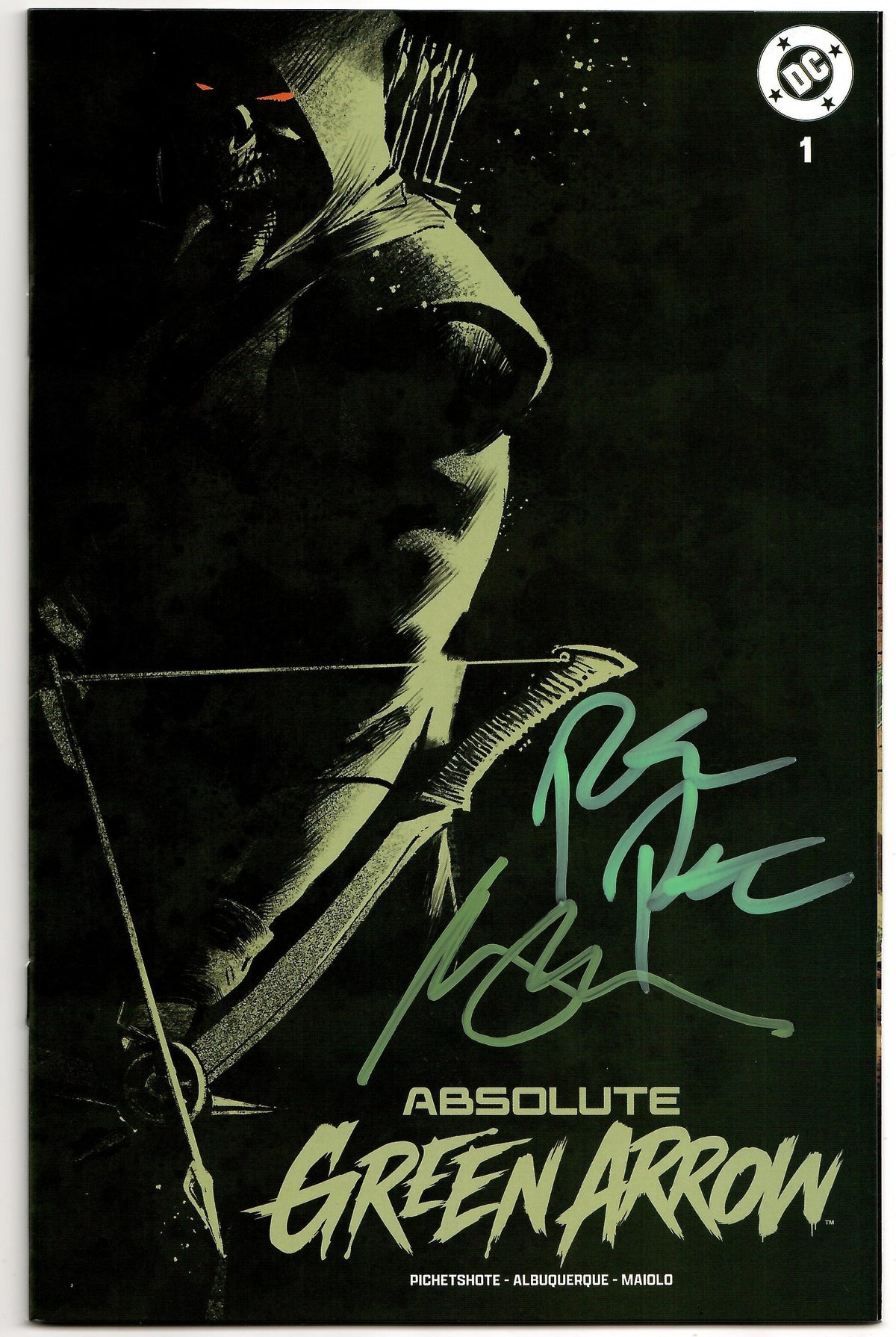 Absolute Green Arrow #1 (Of 6) SIGNED 2x Rafael Albuquerque Pornsak Pichetshote Trade Variant (05/20/2026) Dc