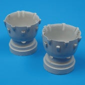 Quickboost 72002 1/72 B25H/J Correct Cowlings for HSG & RMX (2)