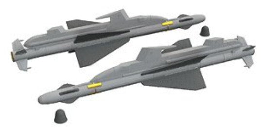 Eduard 648433 1/48 Aircraft- MiG23 R23T Missiles for EDU & TSM (Photo-Etch & Res