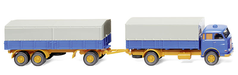 Wiking 041604 1/87 Scale MAN Pausbacke Platform Trailer Truck High Quality