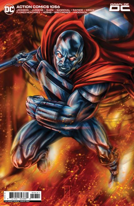 ACTION COMICS #1056 CVR G INC 1:25 JUANJO LOPEZ CARD STOCK VAR (06/28/2023)