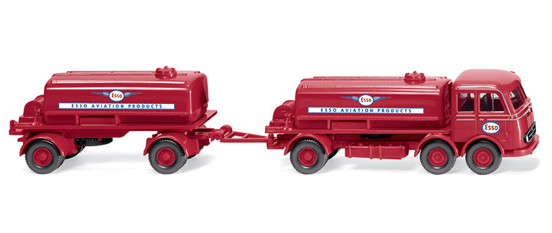 Wiking 042904 1/87 Scale Esso - Mercedes-Benz LP 333 Tanker Road Train