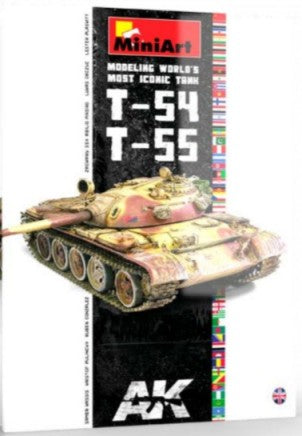 AK Interactive 914 T54/T55 Modeling World's Most Iconic Tank Book (Semi-Hardback)
