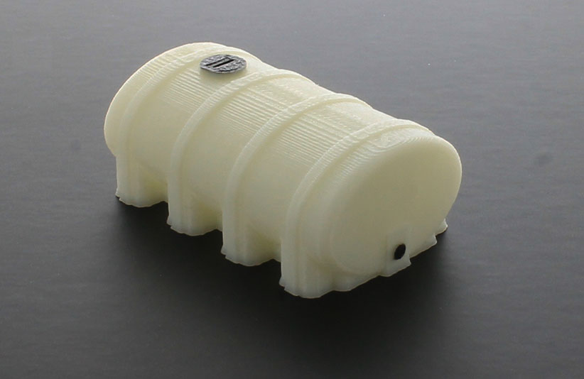 3D To Scale 64-322-WT 1/64 Scale Elliptical Leg Tank - 2000 Gallon