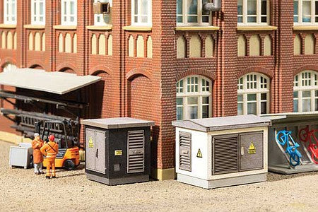 Noch 14639 N Scale Transformer Cabinets - Stations - Laser-Cut Minis Laser-Cut