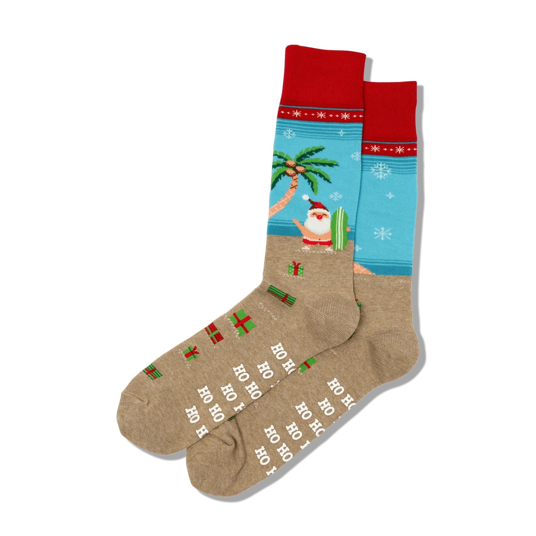 Surfing Santa Non-Skid Slipper