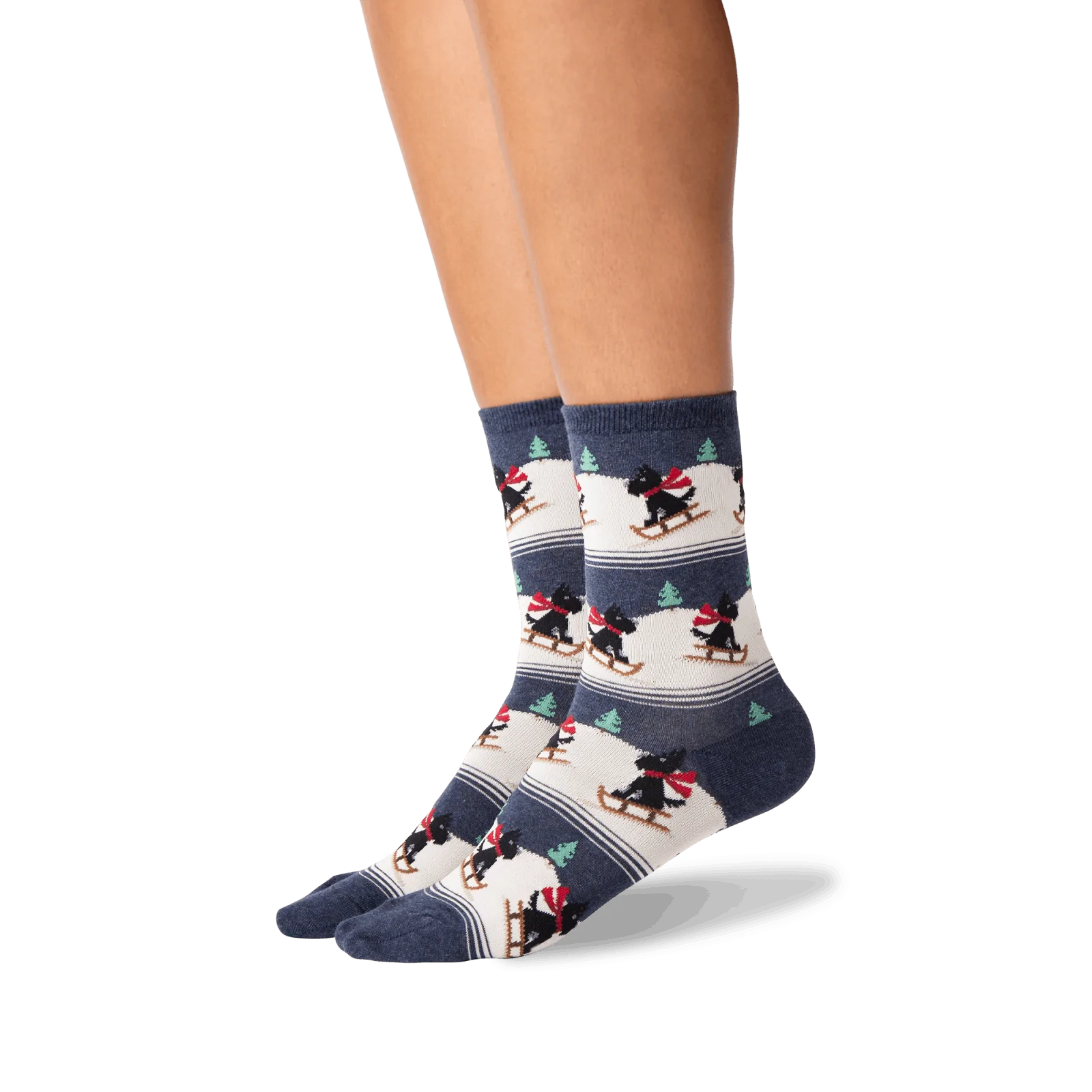 Sledding Scottie Dog