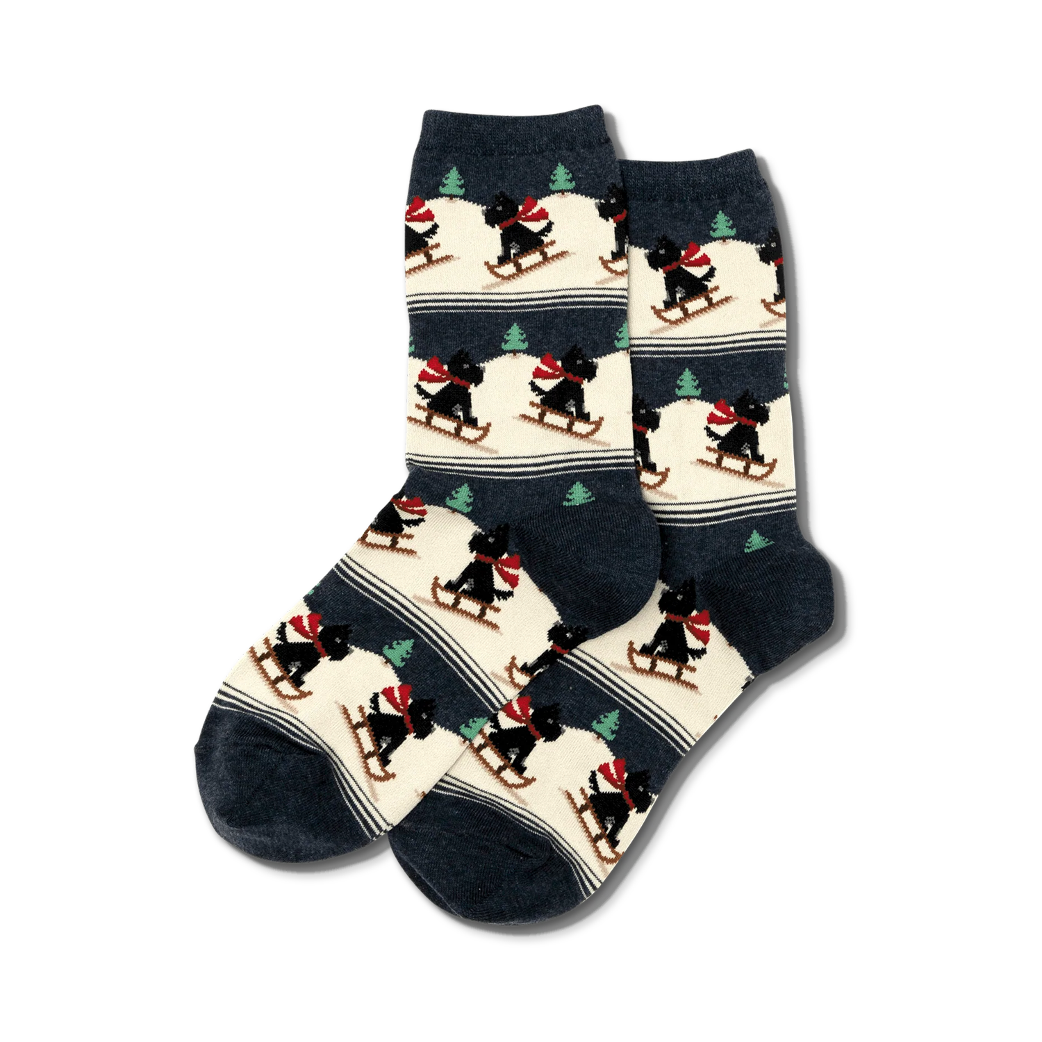 Sledding Scottie Dog