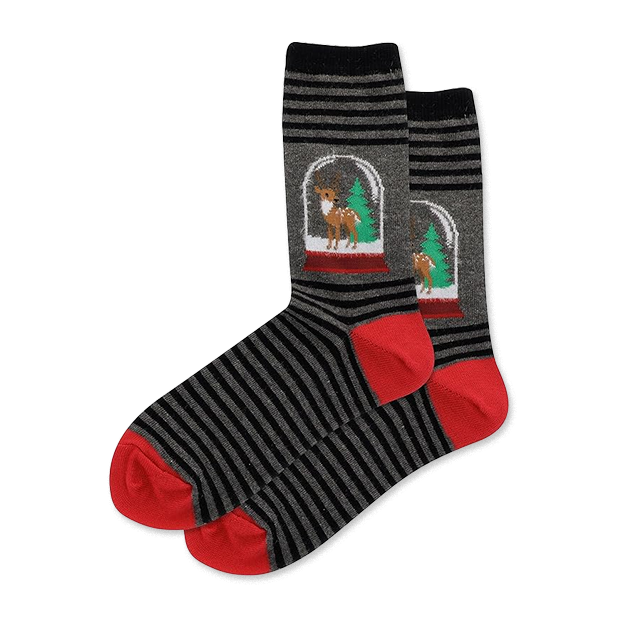 Fuzzy Reindeer Snowglobe