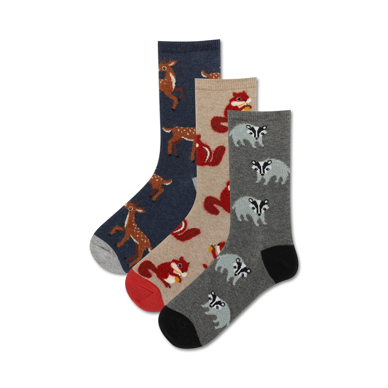 Fuzzy Woodland Animals 3 Pack