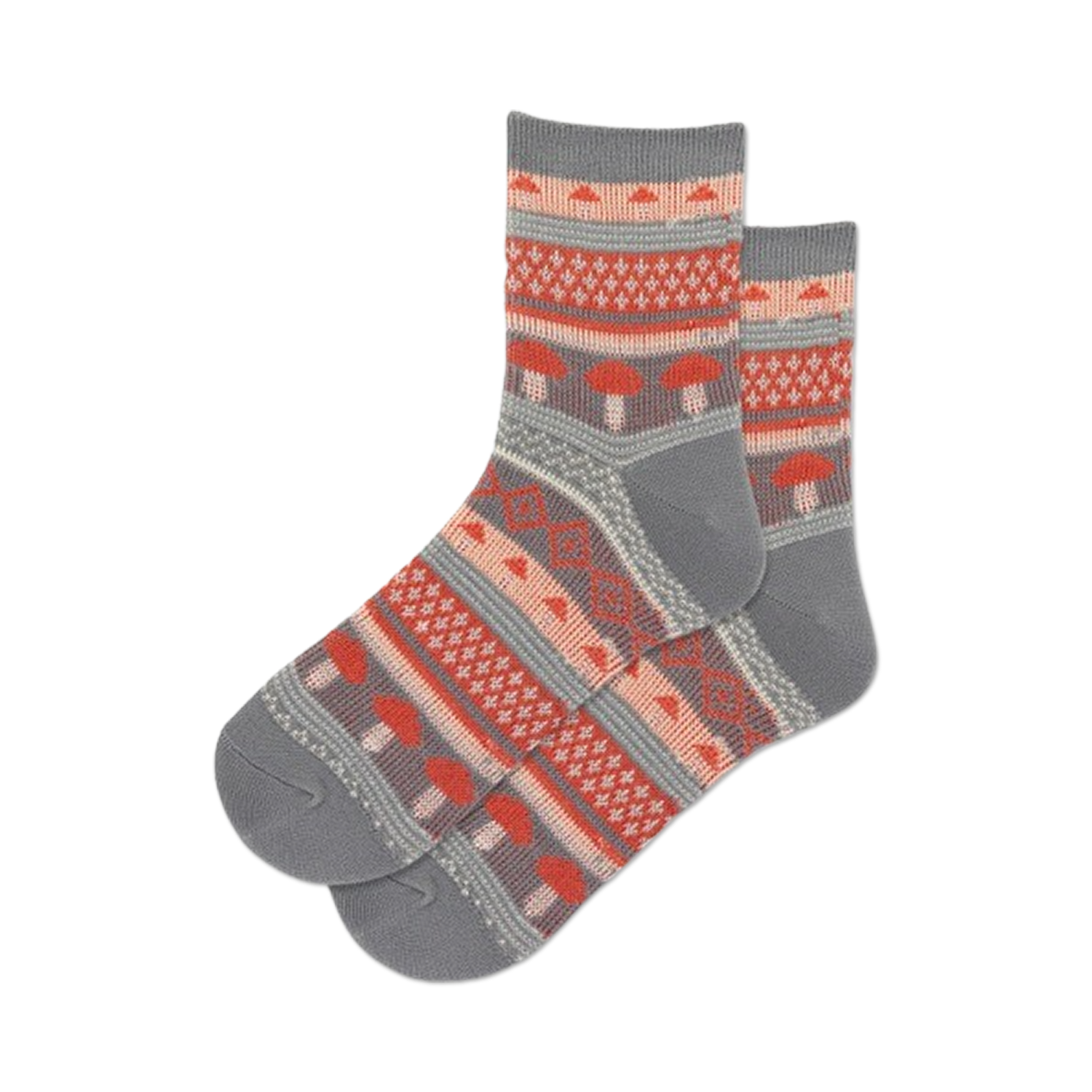 Mushroom Jacquard Quarter