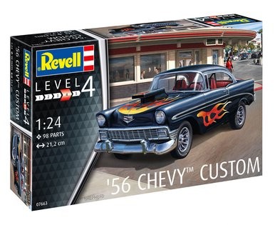 Revell 7663 1/24 1956 Chevy Custom Car