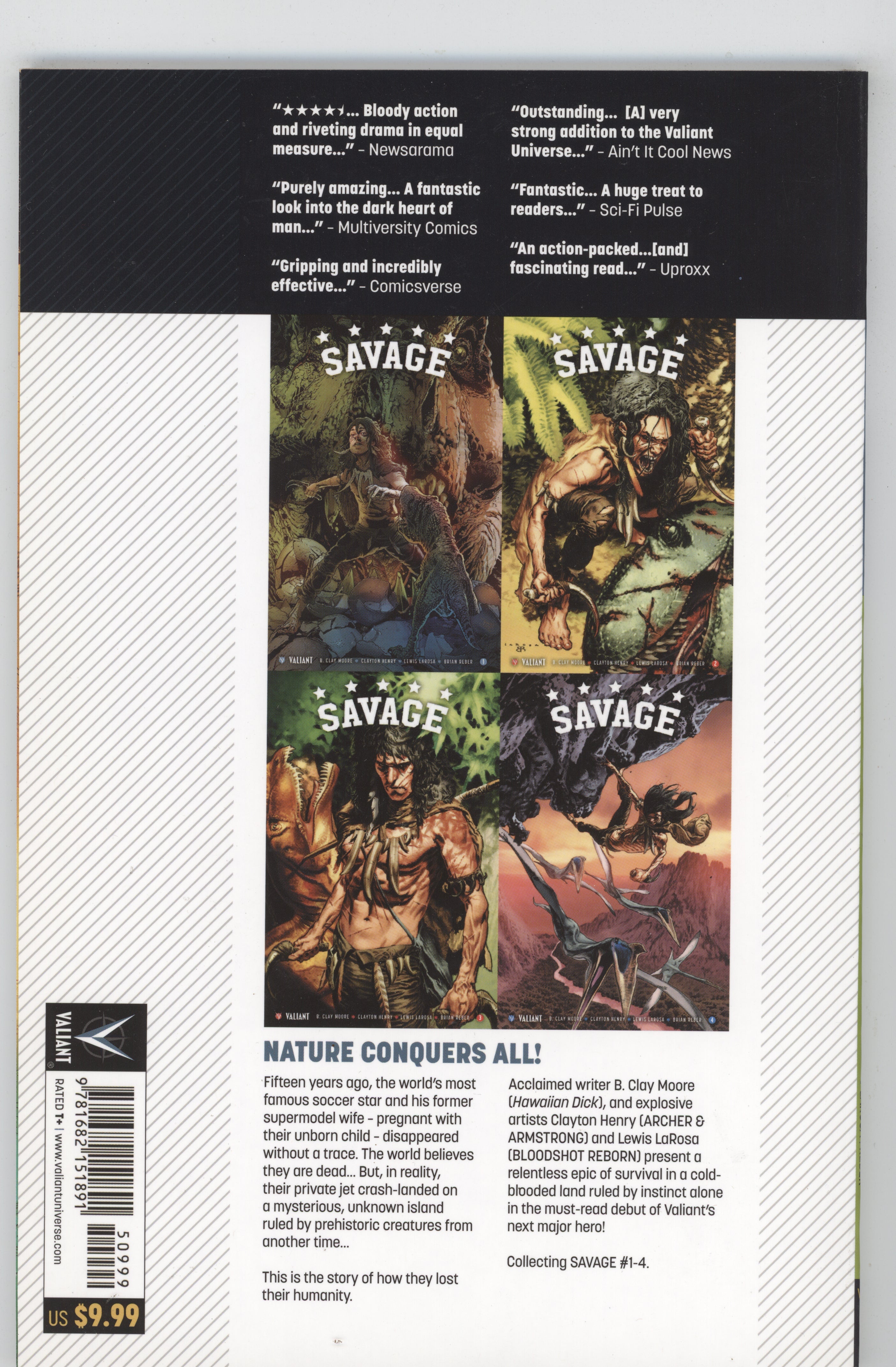 Savage TPB Valiant 2017 NM Clay Moore
