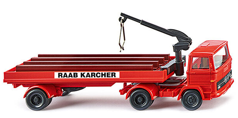 Wiking 050207 1/87 Scale Raab Karcher - Mercedes-Benz Day Cab and Flatbed