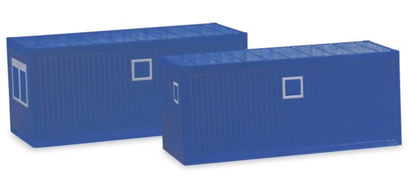 Herpa 053600BL 1/87 Scale Construction Site Mobile Offices