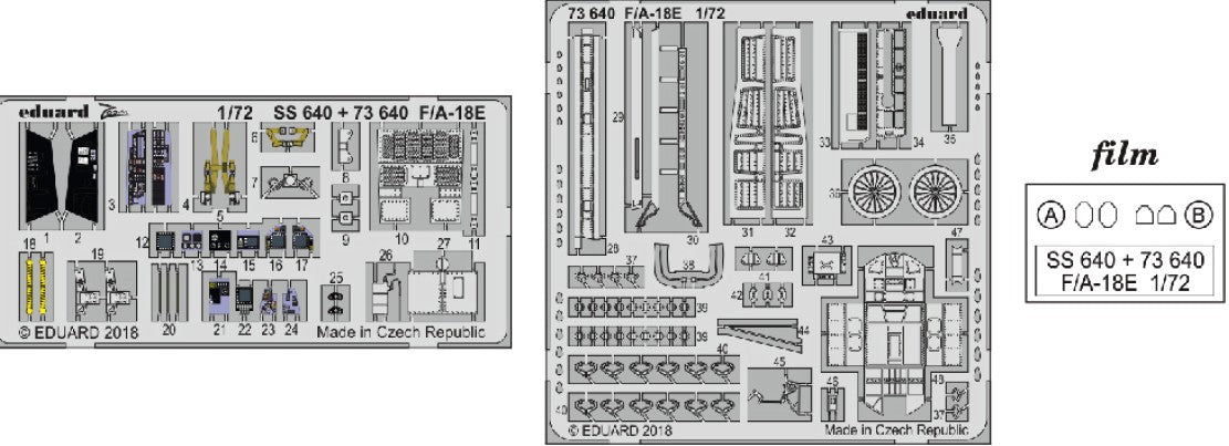 Eduard 73640 1/72 Aircraft- F/A18E for ACY (Painted)