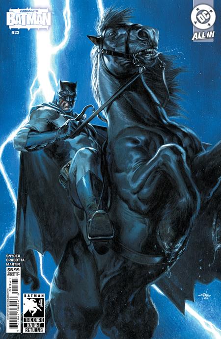 ABSOLUTE BATMAN #23 CVR E GABRIELE DELL OTTO DARK KNIGHT RETURNS 40TH ANNIVERSARY CARD STOCK VAR (08/12/2026)