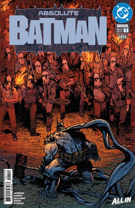 ABSOLUTE BATMAN 2025 ANNUAL #1 (ONE SHOT) Fourth Printing Cvr A Daniel Warren Johnson (09/02/2026)