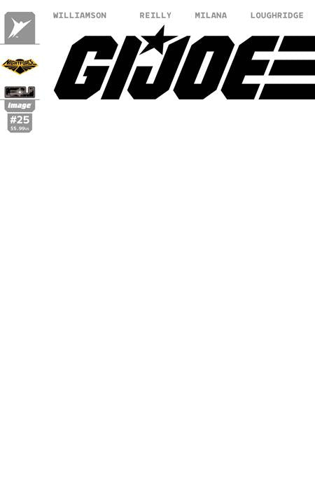 GI JOE #25 CVR H BLANK SKETCH NIGHT FORCE VAR (08/19/2026)