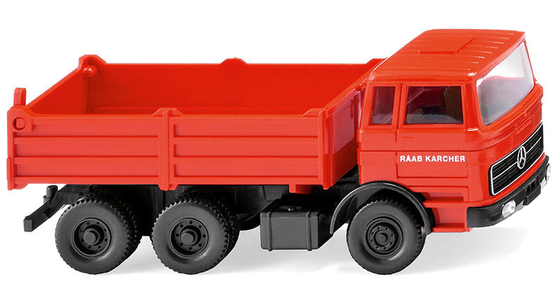 Wiking 067312 1/87 Scale Raab Karcher - Mercedes-Benz High-Side Dump Truck