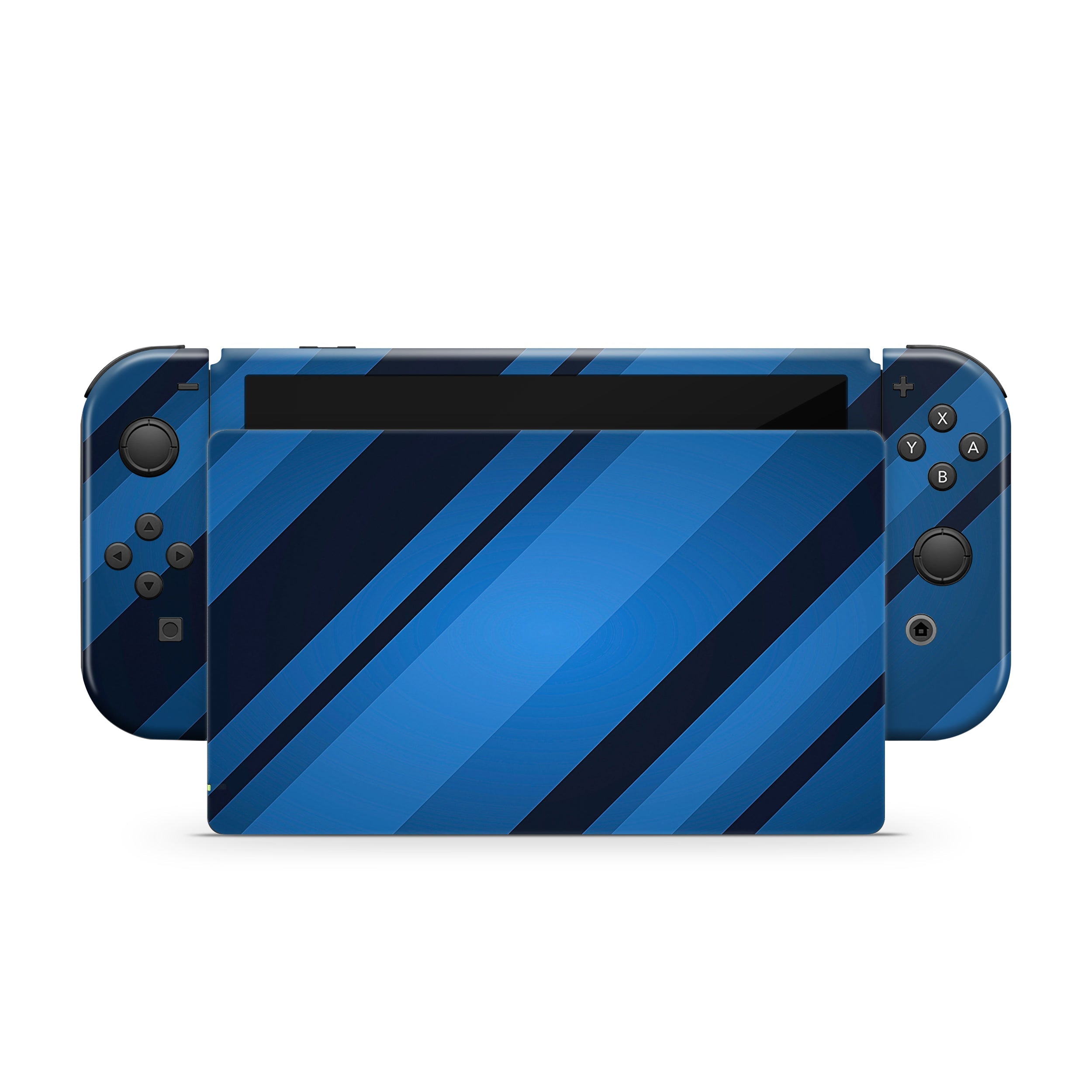 Blue Streaks Nintendo Switch OLED Skin