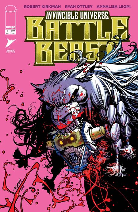 Invincible Universe Battle Beast #3 2nd Print B Ryan Ottley Variant (09/24/2025) Image