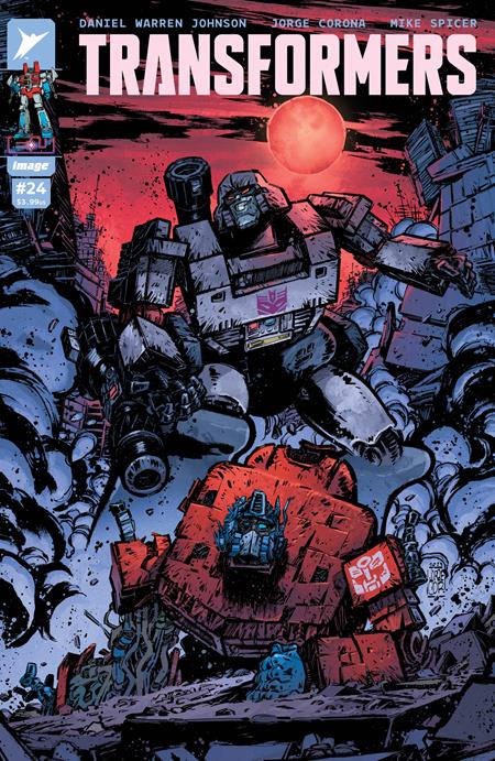 チャレンジ　米軍　アメコミデザイン Transformers #24 B Jorge Corona & Mike Spicer Variant (09/10/2025) Ima