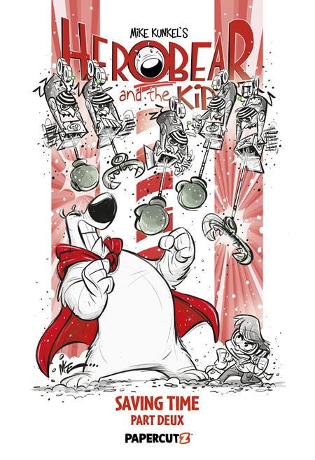 Herobear And The Kid Hc Vol 03 Saving Time Part Deux SIGNED + SKETCH Mike Kunkel (09/16/2026) Papercutz