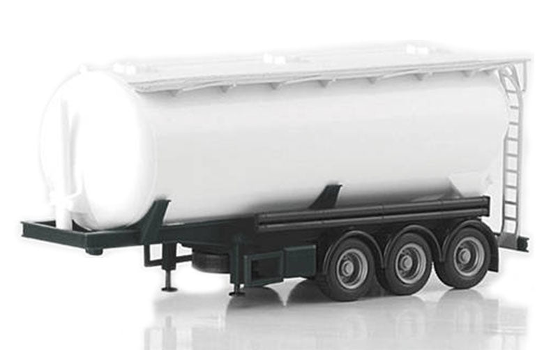 Herpa 075848 1/87 Scale 3-Axle Bulk Tank Trailer High Quality