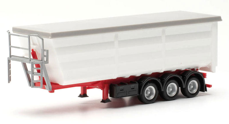 Herpa 077057 1/87 Scale Covered 3-Axle Dump Trailer High Quality